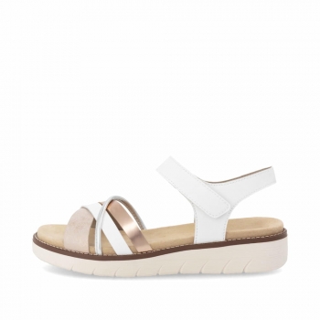 Remonte Damen Riemchensandalen - Weiss Remonte Damen Riemchensandalen - Weiss