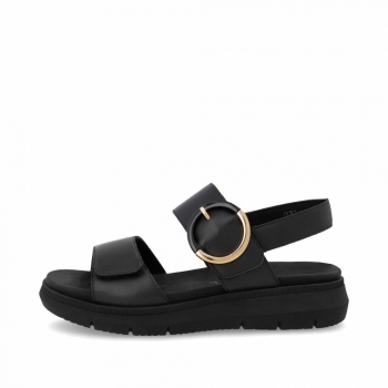 Remonte Damen Riemchensandalen - Schwarz Remonte Damen Riemchensandalen - Schwarz